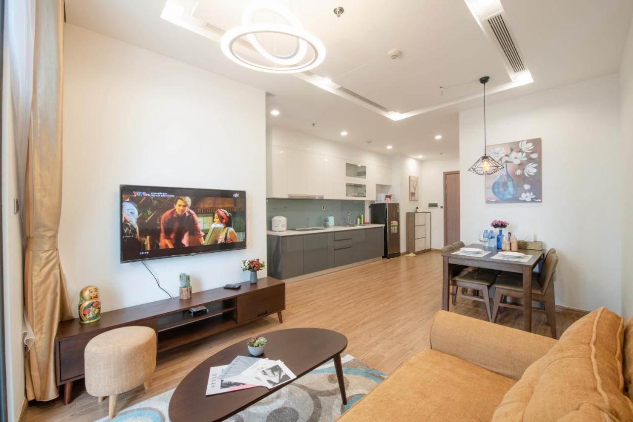 Hi-Home Suites - Vinhomes Metropolis Hanoi Bagian luar foto