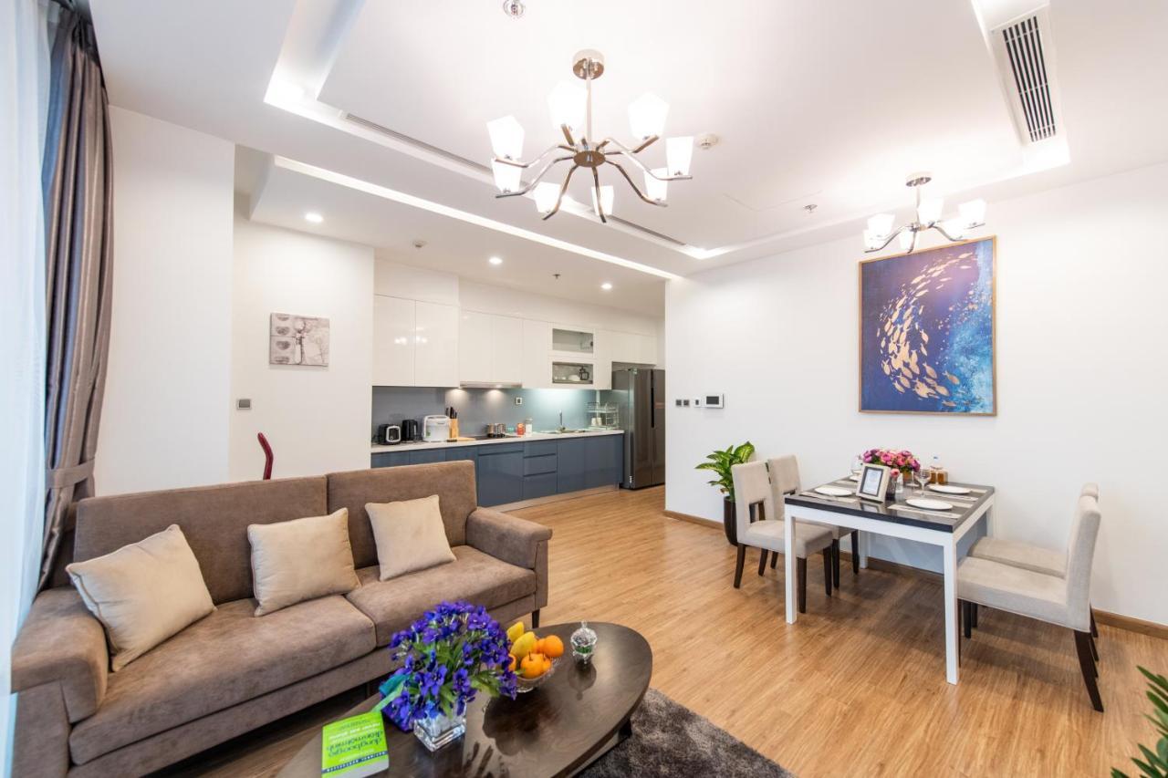 Hi-Home Suites - Vinhomes Metropolis Hanoi Bagian luar foto