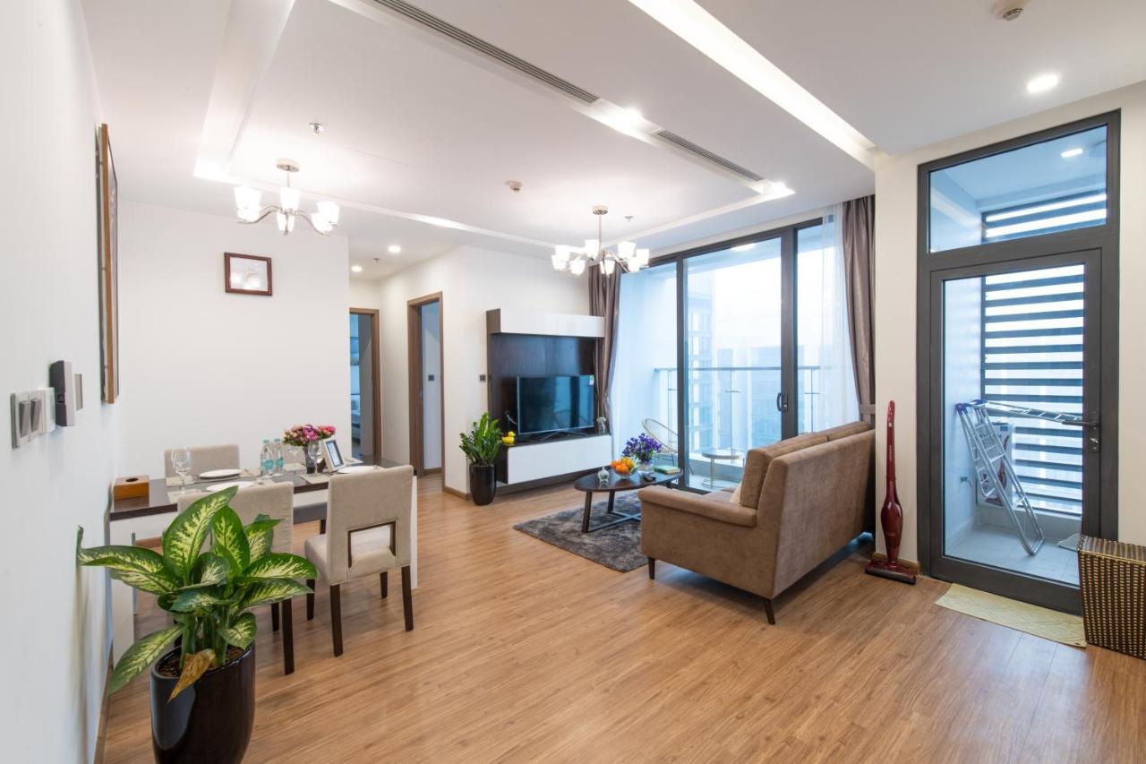 Hi-Home Suites - Vinhomes Metropolis Hanoi Bagian luar foto