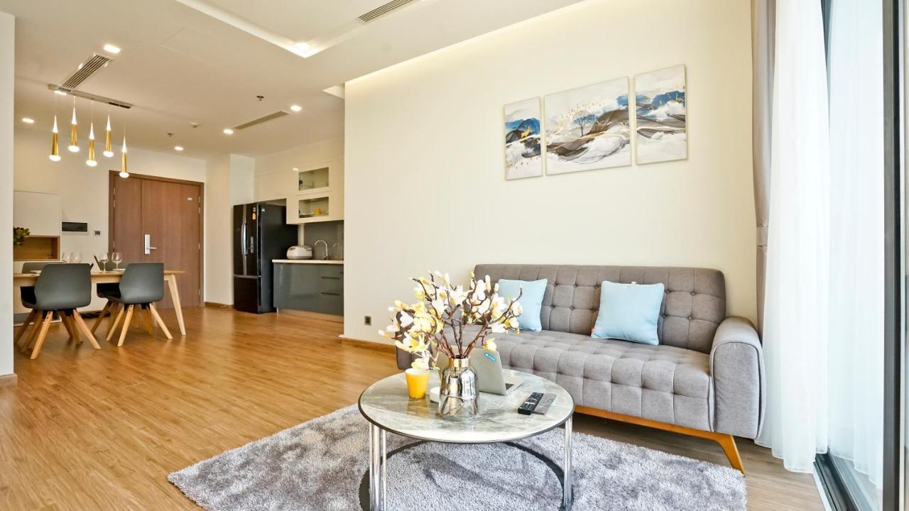 Hi-Home Suites - Vinhomes Metropolis Hanoi Bagian luar foto